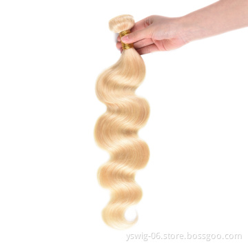 Malaysian Body Wave Hair 16 Inch Human Hair Bundles Body Wave 100g  Blonde Body Wave Bundles
